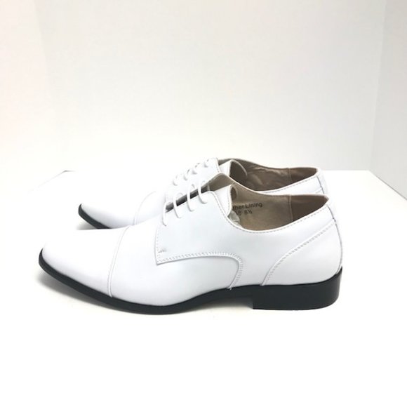 Men's Majestic Collection White Snow Dress Shoes - Picture 3 of 6